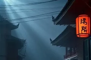 《风向标》封面：屋顶铁质风向标与翻动的云